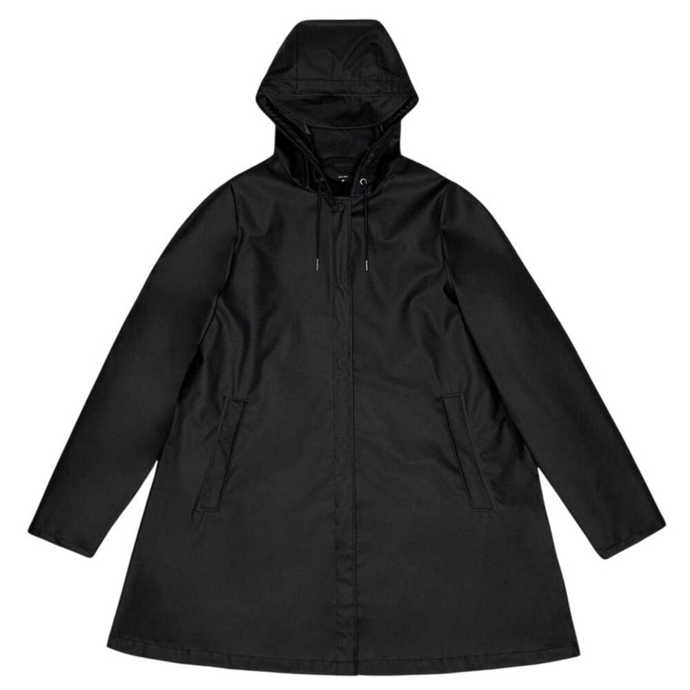 Rains Womens/Ladies  Loose Raincoat / Black
